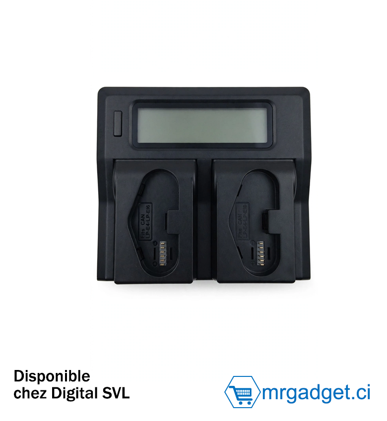 Chargeur Double USB Nikon EN-EL25 pour 2 Batteries – Chargeur Batterie Appareil Photo