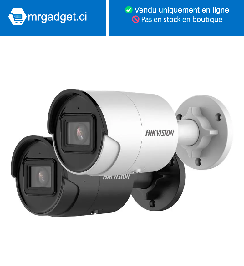 Hikvision DS-2CD2043G2-I(4mm)(O-STD)  Caméra de surveillance AcuSense 4MP H265  vision de nuit 40 mètres