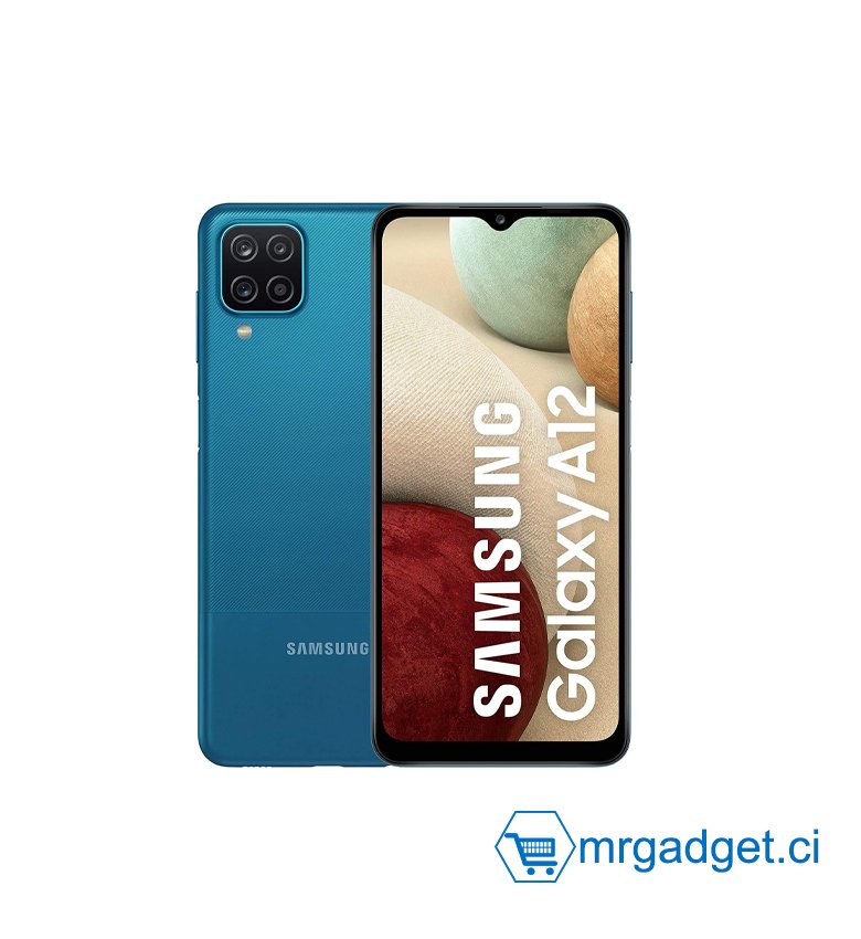 Samsung Galaxy A12 4G – 64GB / 4gb -   Bleu