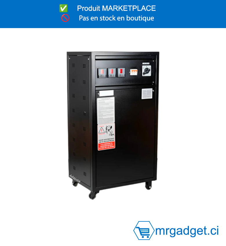 Stabilisateur ATL 45 000 VA – triphasé - affichage a aiguille - AC Servo Motor (01 PC - CRT) - ATLSM-3-45KVA