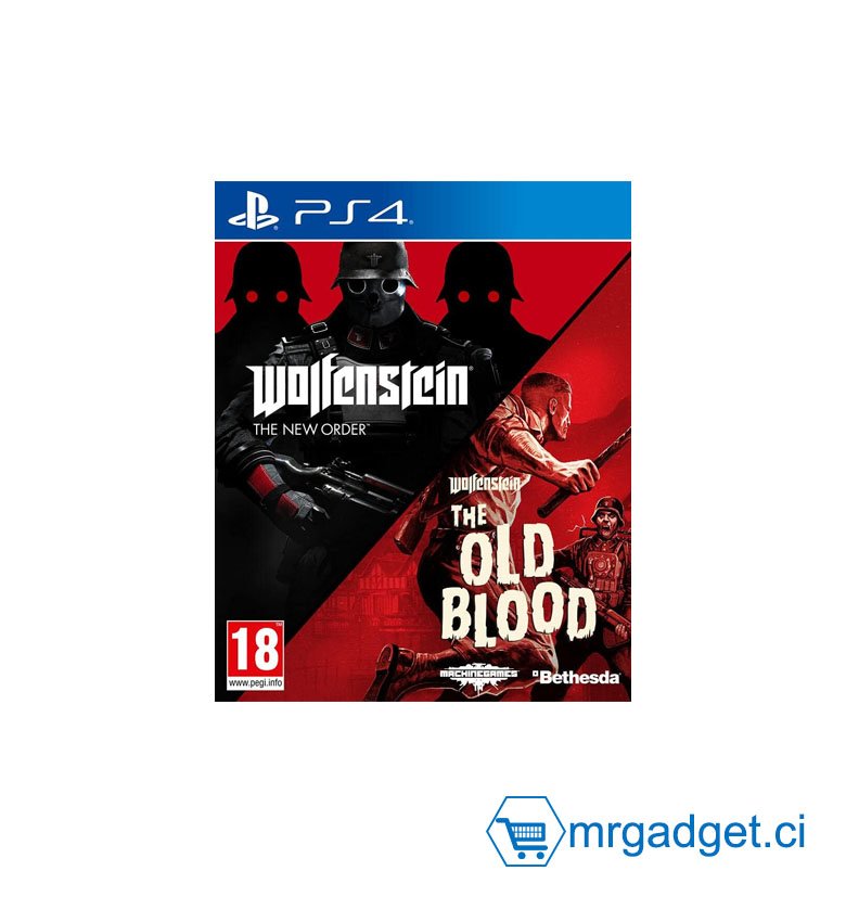 Wolfenstein Double pack New Order + Old Blood PS4