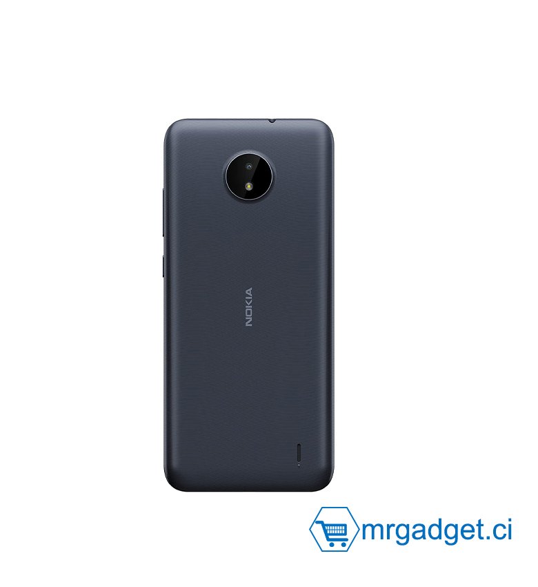 Nokia C20, Dual Sim - Smartphone Android , 1 Go de RAM, 16 Go de mémoire, écran LCD 6,5" HD+ avec encoche en V, Android 11, déverrouillage par reconnaissance faciale, capteur de proximité - Bleu