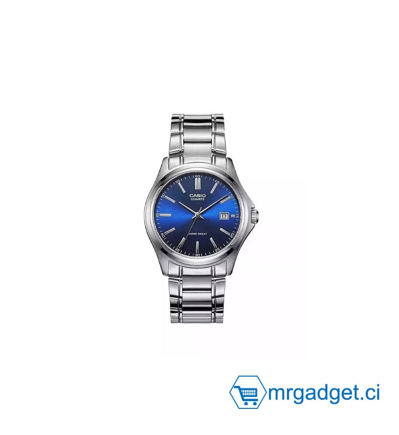 CASIO #CH19 MTP-1183A-2ADF Montre Homme  -  Bracelet en Acier inoxydable - cadran    Minéral - Résistante à l’eau