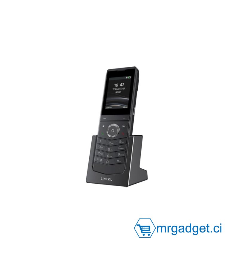 FANVIL W611W | TELEPHONE IP / SIP Wi-Fi Portable | 16 touches DSS |  Prend en charge 4 lignes SIP et la conférence à 3 participants