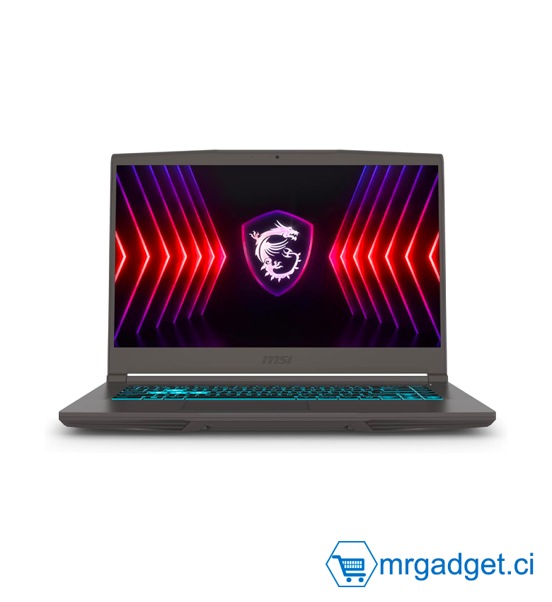 MSI Thin 15 B12UCX : Intel Core i5 12450H - 16GB DDR4 - SSD 512GB - Nvidia RTX2050 4GB - 15, 6' Full HD 144Hz - Windows 11 Famille