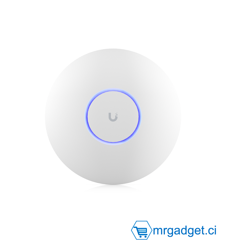 Ubiquiti U6+ point d'accès réseaux locaux sans fil 2402 Mbit/s Blanc Connexion Ethernet, supportant l'alimentation via ce port (PoE)